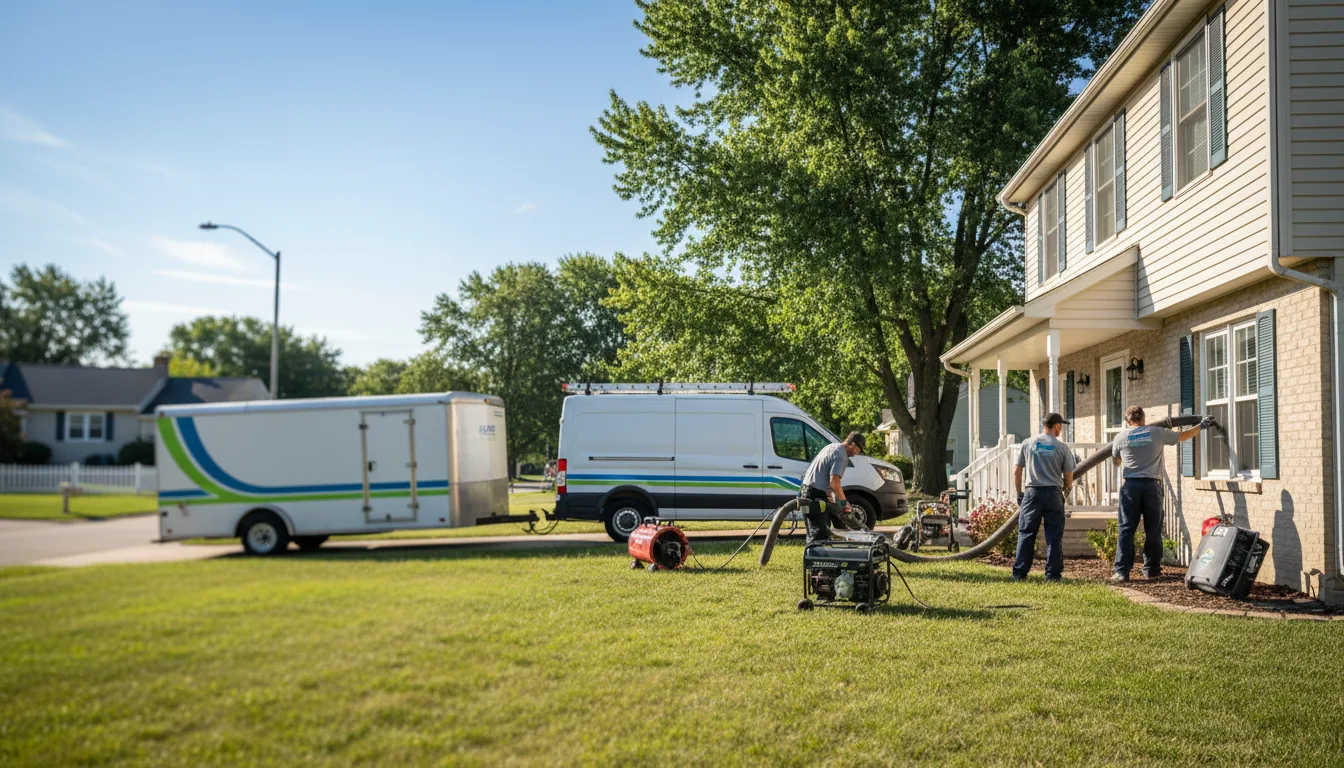 Flooded Basement Restoration And Cleanup With Repair in Westphalia, MI near me